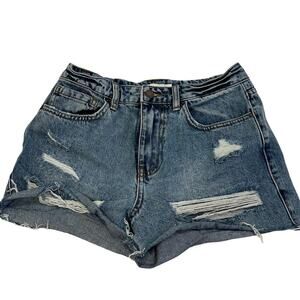 O'Neill Cut Off Jean Shorts sz 27 Denim Shorts Distressed Shorts